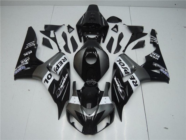 Cinzento Preto Repsol Abs Moto Plásticos Honda CBR 1000RR 04-05