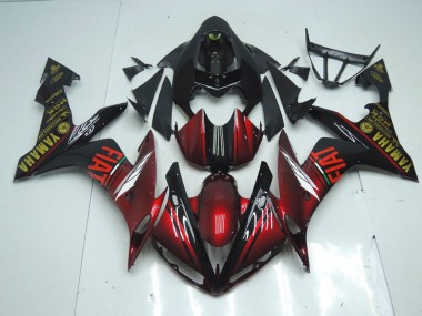 Dark Preto Brilhante Carenagem Moto Yamaha R1 07-08