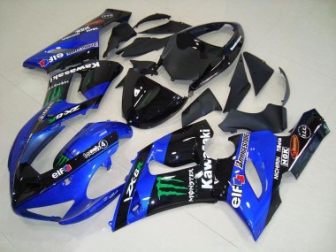 Doce Azul Monster Carenagem Moto Kawasaki ZX6R 05-06