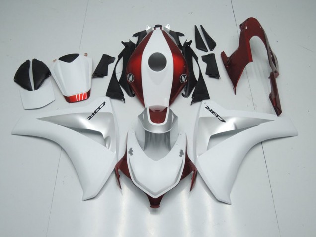 Doce Vermelho Branco & Prata Carenagem Moto Honda CBR 1000RR 08-11 Doce Vermelho Branco & Prata Carenagem Moto Honda CBR 1000RR 08-11