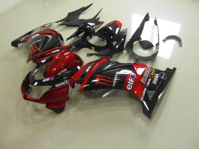Doce Vermelho Monster Carenagem Moto Kawasaki ZX 250R 08-12 Doce Vermelho Monster Carenagem Moto Kawasaki ZX 250R 08-12