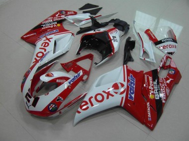 Estilo OEM Xerox Carenagem Moto Ducati 848 1098 1198 07-14