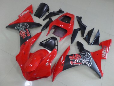 Fosco Vermelho Carenagem Moto Yamaha R1 02-03