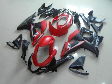 Fosco Vermelho Preto Carenagem Moto Suzuki GSXR 1000 K9 09-16