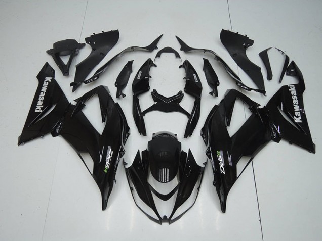 Gloss Preto Carenagem Moto Kawasaki ZX6R 13-18 Gloss Preto Carenagem Moto Kawasaki ZX6R 13-18