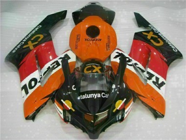 Laranja Abs Kits Carenagem Moto Honda CBR 1000RR 04-05