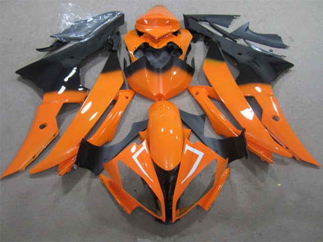 Laranja Abs Kits Carenagem Moto Yamaha R6 08-16 Laranja Abs Kits Carenagem Moto Yamaha R6 08-16