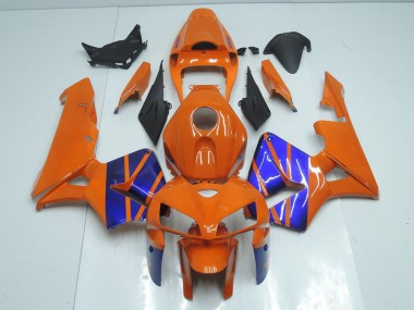 Laranja Azul Carenagem Moto Honda CBR 600RR 05-06