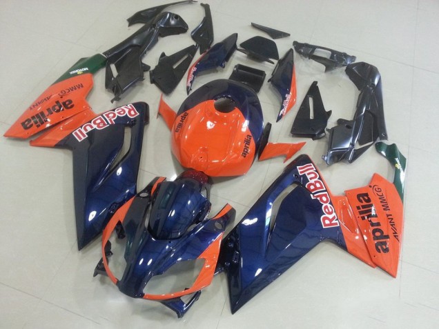 Laranja Azul Escuro Carenagem Moto Aprilia RS 125 06-11 Laranja Azul Escuro Carenagem Moto Aprilia RS 125 06-11