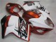 Laranja Branco Preto Carenagem Moto Suzuki GSXR 1300 Hayabusa 96-07