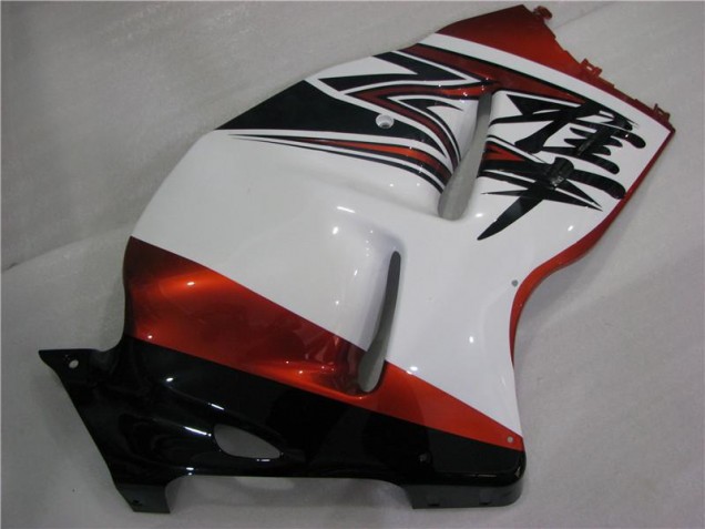 Laranja Branco Preto Carenagem Moto Suzuki GSXR 1300 Hayabusa 96-07