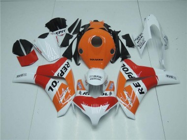 Laranja Branco Vermelho Repsol Carenagem Moto Honda CBR 1000RR 08-11