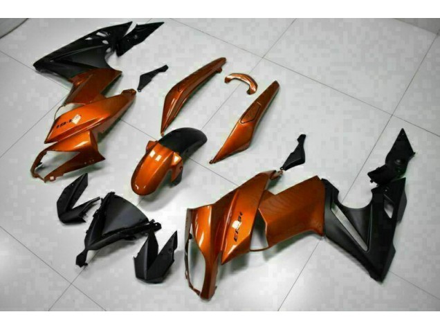 Laranja Carenagem Moto Kawasaki EX650 09-11 Laranja Carenagem Moto Kawasaki EX650 09-11