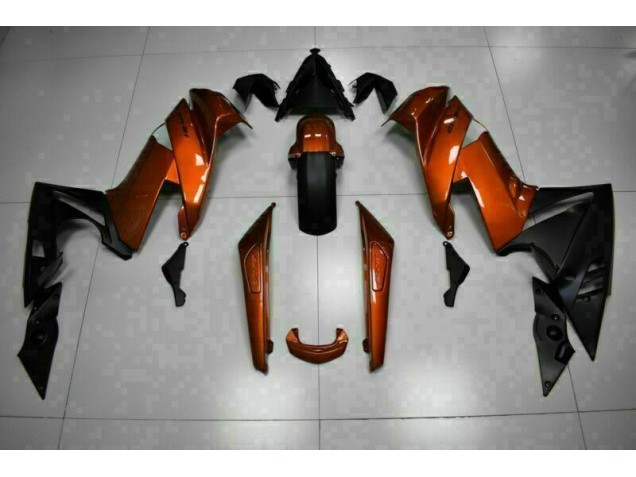 Laranja Carenagem Moto Kawasaki EX650 09-11 Laranja Carenagem Moto Kawasaki EX650 09-11