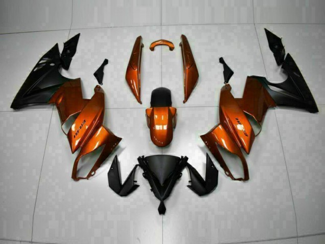 Laranja Carenagem Moto Kawasaki EX650 09-11 Laranja Carenagem Moto Kawasaki EX650 09-11