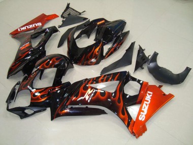 Laranja Chama Carenagem Moto Suzuki GSXR 1000 K7 07-08