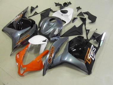 Laranja Cinzento Preto Carenagem Moto Honda CBR 600RR 09-12