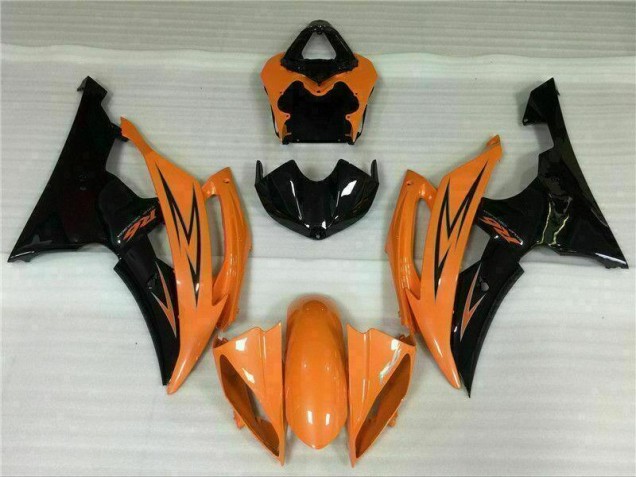 Laranja Kit Carenagem Moto Yamaha R6 08-16 Laranja Kit Carenagem Moto Yamaha R6 08-16