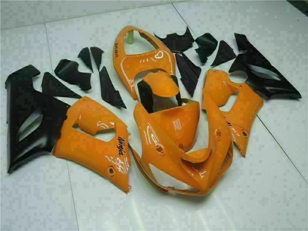 Laranja Kits Completo Carenagem Moto Kawasaki ZX6R 07-08 Laranja Kits Completo Carenagem Moto Kawasaki ZX6R 07-08