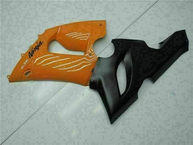 Laranja Kits Completo Carenagem Moto Kawasaki ZX6R 07-08 Laranja Kits Completo Carenagem Moto Kawasaki ZX6R 07-08