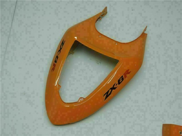 Laranja Kits Completo Carenagem Moto Kawasaki ZX6R 07-08 Laranja Kits Completo Carenagem Moto Kawasaki ZX6R 07-08