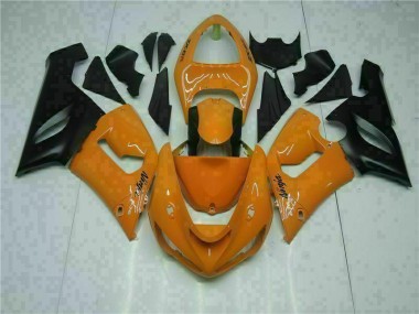 Laranja Kits Completo Carenagem Moto Kawasaki ZX6R 07-08