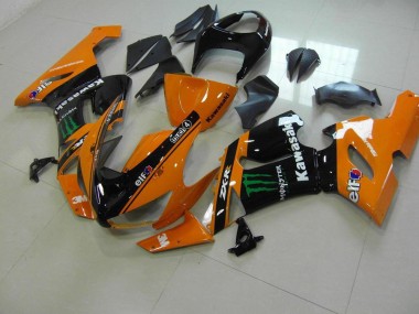 Laranja Monster Carenagem Moto Kawasaki ZX6R 05-06