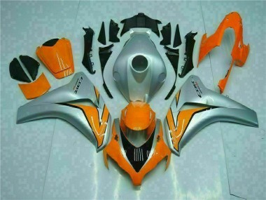 Laranja Prata Kits Carenagem Moto Honda CBR 1000RR 08-11