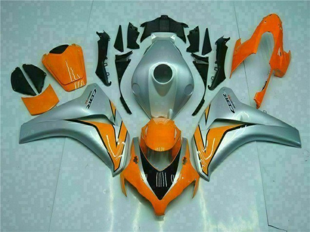 Laranja Prata Kits Carenagem Moto Honda CBR 1000RR 08-11 Laranja Prata Kits Carenagem Moto Honda CBR 1000RR 08-11