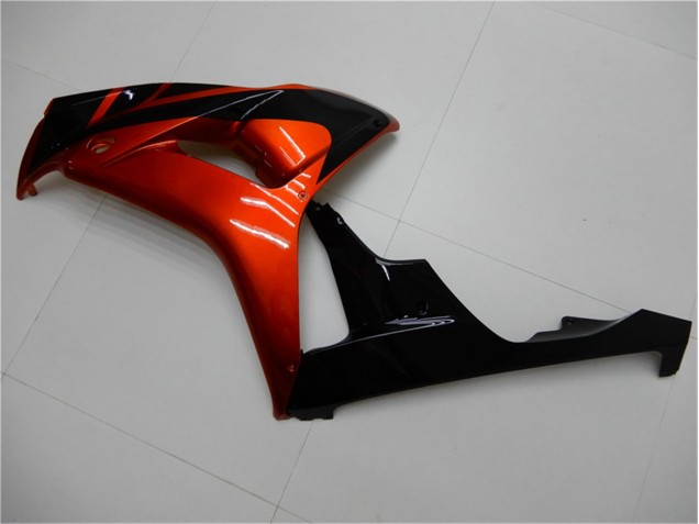 Laranja Preto Carenagem Moto Honda CBR 1000RR 06-07 Laranja Preto Carenagem Moto Honda CBR 1000RR 06-07