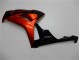 Laranja Preto Carenagem Moto Honda CBR 1000RR 06-07 Laranja Preto Carenagem Moto Honda CBR 1000RR 06-07