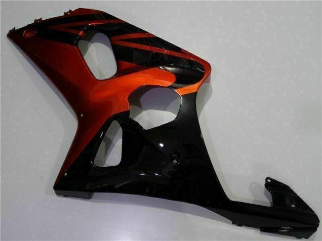 Laranja Preto Carenagem Moto Suzuki GSXR 1000 K1 00-02 Laranja Preto Carenagem Moto Suzuki GSXR 1000 K1 00-02