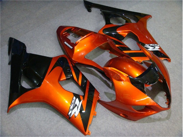 Laranja Preto Carenagem Moto Suzuki GSXR 1000 K3 03-04