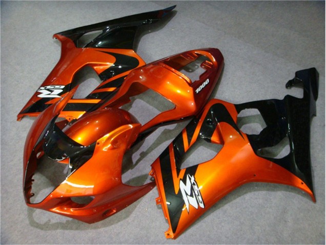 Laranja Preto Carenagem Moto Suzuki GSXR 1000 K3 03-04