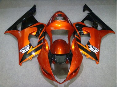 Laranja Preto Carenagem Moto Suzuki GSXR 1000 K3 03-04