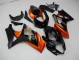 Laranja Preto Carenagem Moto Suzuki GSXR 1000 K7 07-08 Laranja Preto Carenagem Moto Suzuki GSXR 1000 K7 07-08