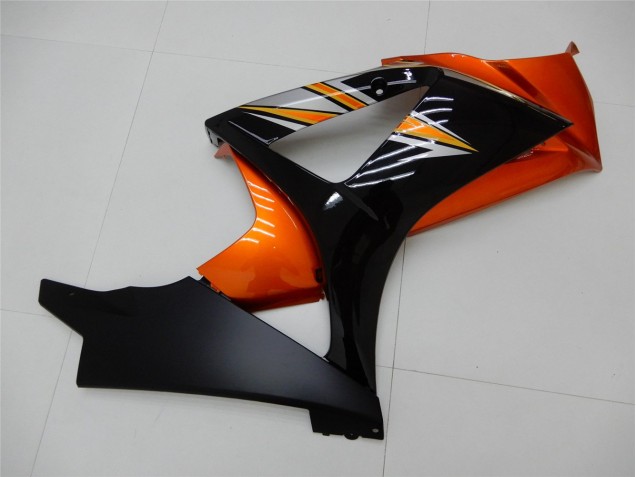 Laranja Preto Carenagem Moto Suzuki GSXR 1000 K7 07-08 Laranja Preto Carenagem Moto Suzuki GSXR 1000 K7 07-08