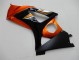 Laranja Preto Carenagem Moto Suzuki GSXR 1000 K7 07-08 Laranja Preto Carenagem Moto Suzuki GSXR 1000 K7 07-08