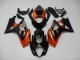 Laranja Preto Carenagem Moto Suzuki GSXR 1000 K7 07-08 Laranja Preto Carenagem Moto Suzuki GSXR 1000 K7 07-08