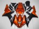 Laranja Preto Carenagem Moto Yamaha R1 02-03
