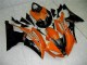 Laranja Preto Carenagem Moto Yamaha R6 08-16 Laranja Preto Carenagem Moto Yamaha R6 08-16