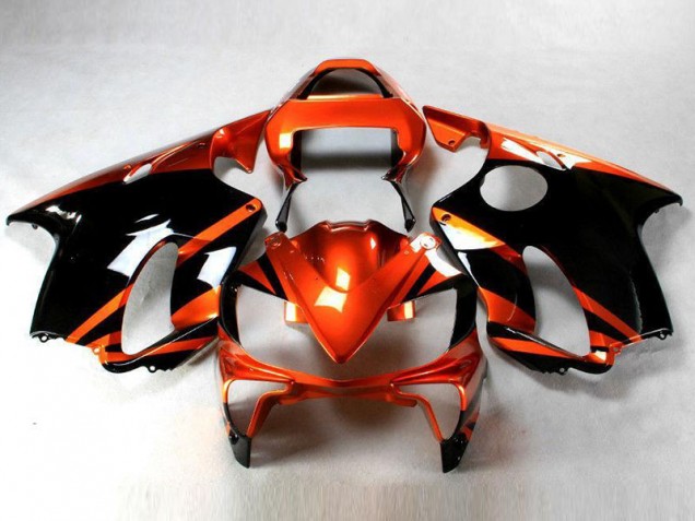 Laranja Preto Kit Carenagem Moto Honda CBR 600 F4i 01-03 Laranja Preto Kit Carenagem Moto Honda CBR 600 F4i 01-03
