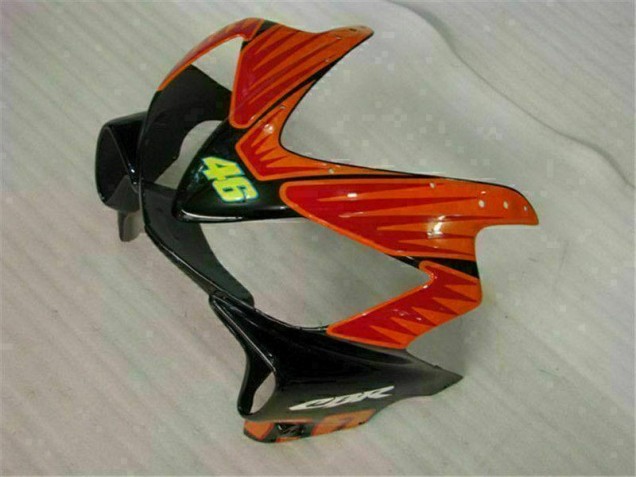 Laranja Preto Kit Completo Carenagem Moto Honda CBR 600 F4i 01-03 Laranja Preto Kit Completo Carenagem Moto Honda CBR 600 F4i 01-03