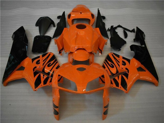 Laranja Preto Kits Carenagem Moto Honda CBR 600RR 05-06 Laranja Preto Kits Carenagem Moto Honda CBR 600RR 05-06