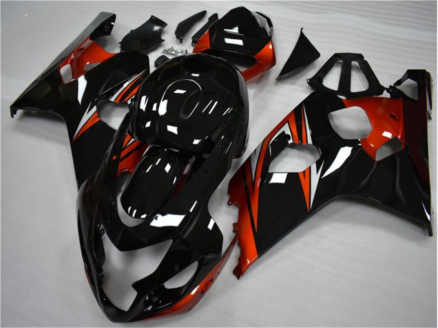 Laranja Preto Kits Carenagem Moto Suzuki GSXR 600 / 750 K4 04-05 Laranja Preto Kits Carenagem Moto Suzuki GSXR 600 / 750 K4 04-05