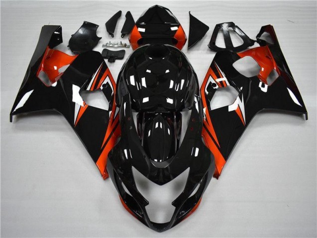 Laranja Preto Kits Carenagem Moto Suzuki GSXR 600 / 750 K4 04-05 Laranja Preto Kits Carenagem Moto Suzuki GSXR 600 / 750 K4 04-05