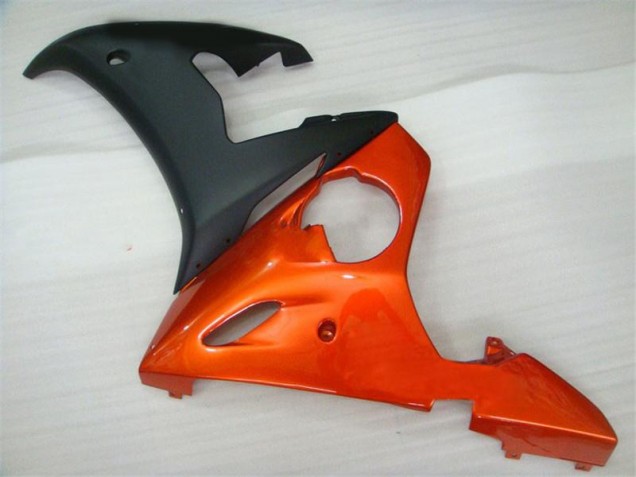 Laranja Preto Kits Carenagem Moto Yamaha R6 03-05