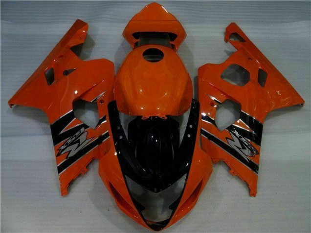 Laranja Preto Kits Completo Carenagem Moto Suzuki GSXR 600 / 750 K4 04-05 Laranja Preto Kits Completo Carenagem Moto Suzuki GSXR 600 / 750 K4 04-05