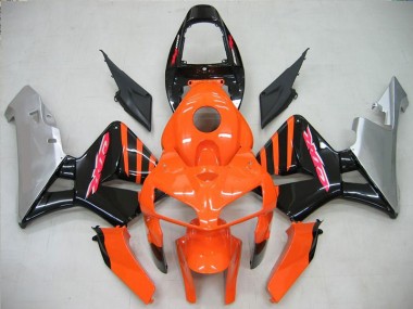 Laranja Preto Moto Plástico Honda CBR 600RR 05-06