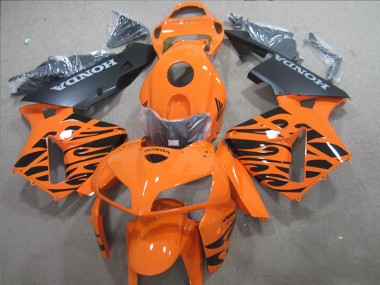 Laranja Preto Moto Plásticos Honda CBR 600RR 05-06